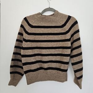 Mango Striped Sweater Sz S